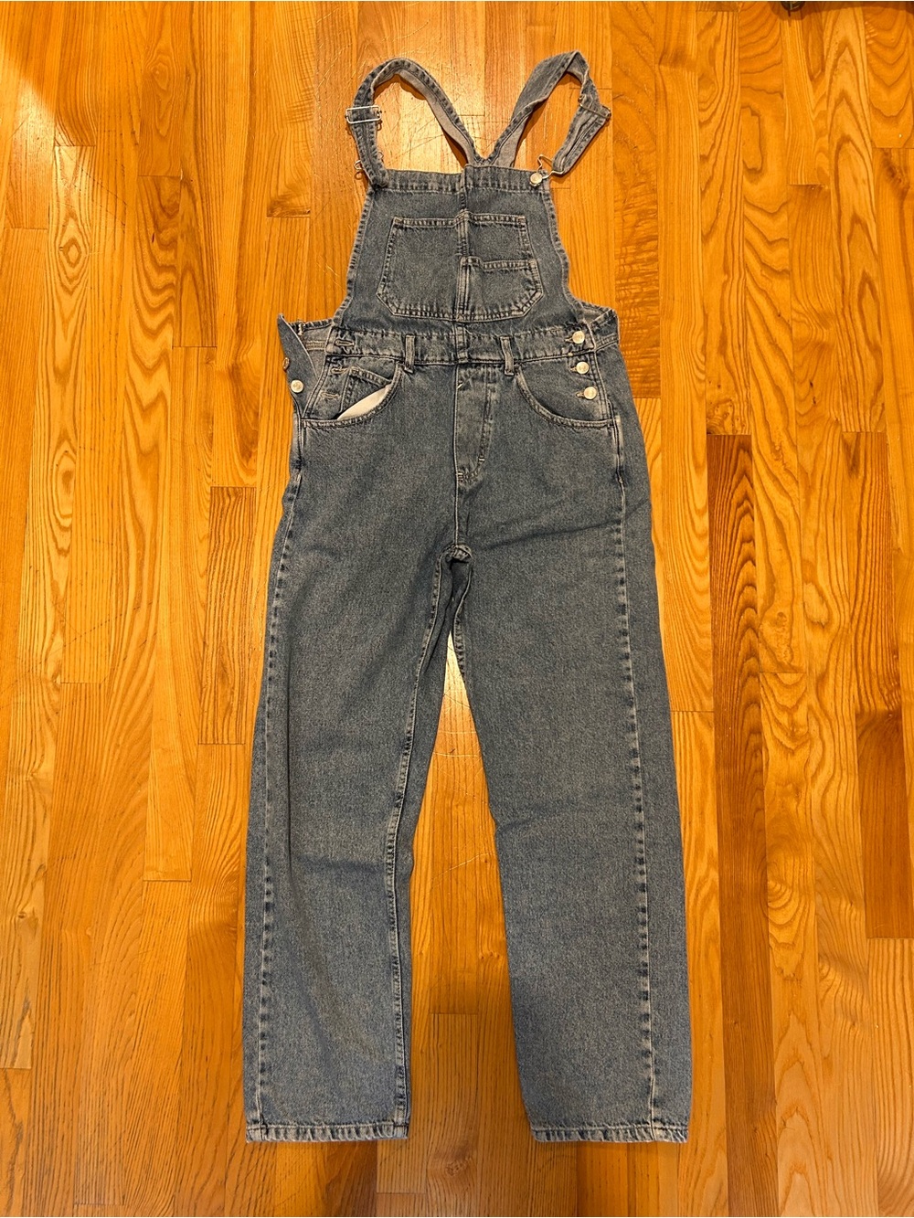 FREE PEOPLE - ziggy overalls, classic denim